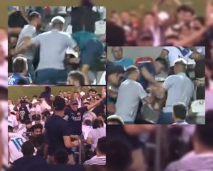 Skandal na stadionu: Nogometaši Veleza se sukobili sa vlastitim navijačima, dvije supruge povrijeđene