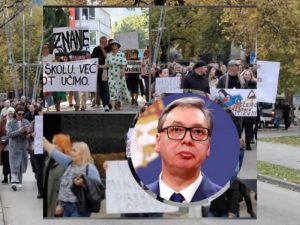 Vučić optužuje strane moćnike za organizaciju protesta studenata u Srbiji: “Podrška spolja zbog Srebrenice”