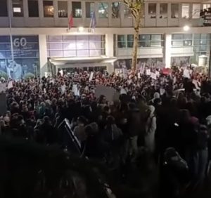 Velika pobuna akademske zajednice i blokada svih fakulteta u Beogradu