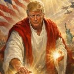 Trump sebe prikazao kao Isusa: Objavio fotografiju na kojoj liječi bolesnika