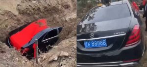 I na onaj svijet u S-Klasi: Bogati Kinez pokopan uz luksuzni Mercedes