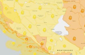 Narandžasti meteoalarm na snazi u dijelu BiH: Stižu snažni pljuskovi i grmljavina, povećana prijetnja od poplava